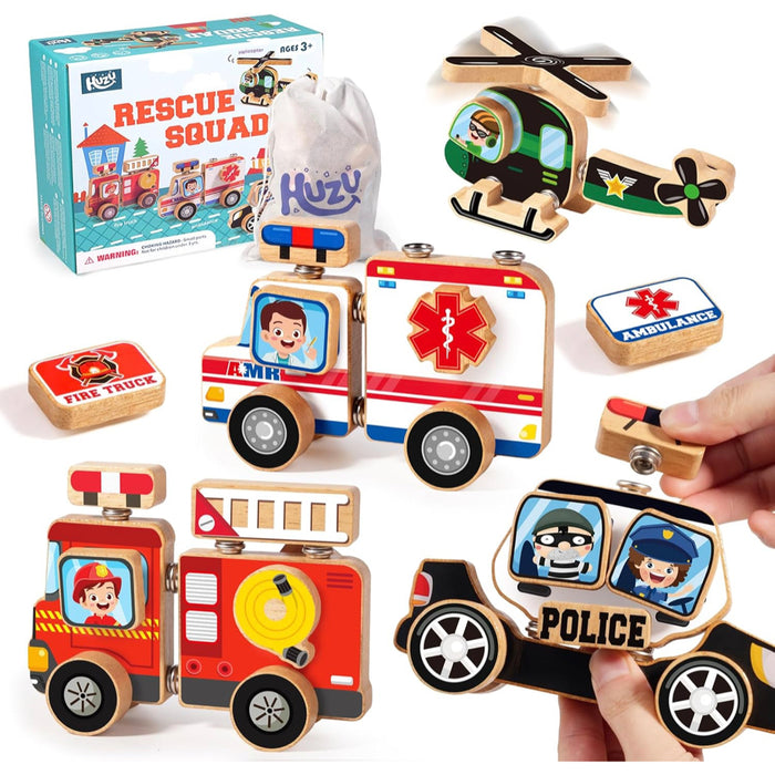 HUZU Emergency Vehicles 3D Puzzle Toy ($49.50)