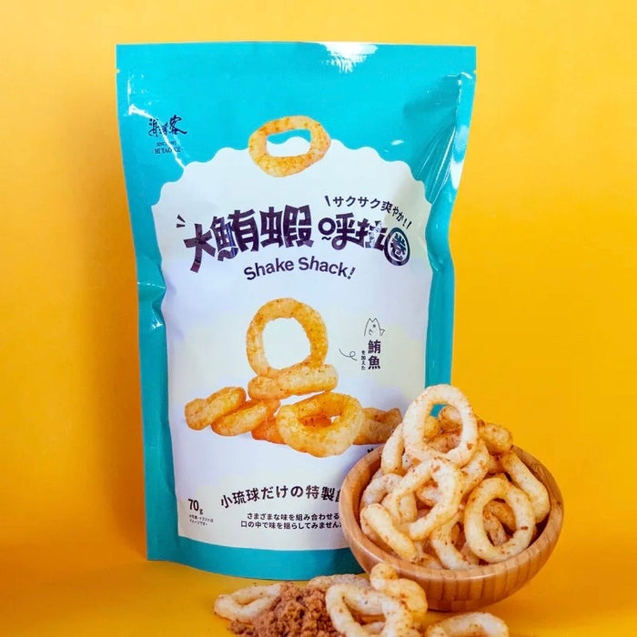 【海濤客】經典原味 大鮪蝦呼拉圈 70g/ 包
