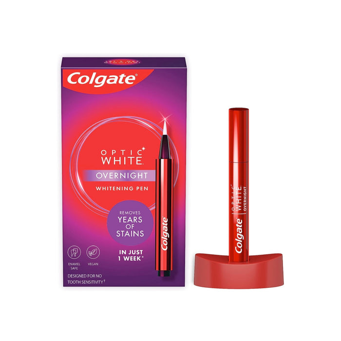 美國【高露潔】Optic White 光感白夜間美白修護精華筆