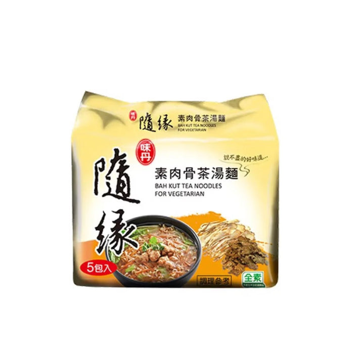 【味丹】隨緣系列 素肉骨茶湯麵 Vegan Bah Kut Tea Instant Noodles 450g