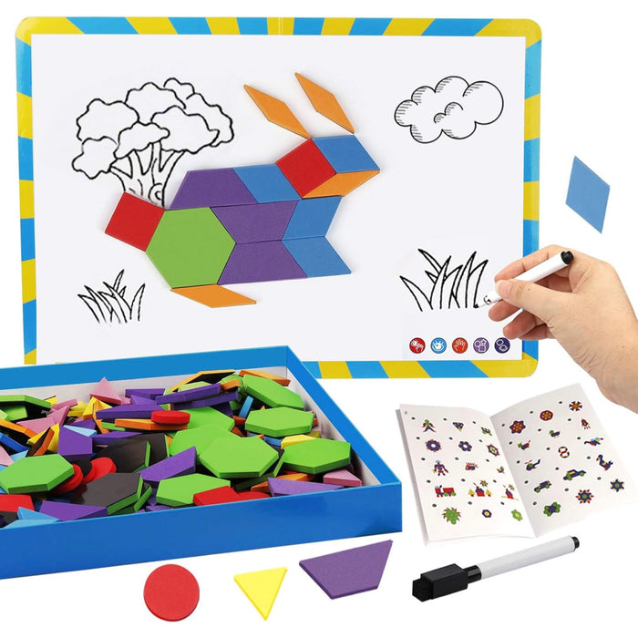 Vanmor 216PCS Magnetic Pattern Blocks Set ($55.88)